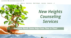 Desktop Screenshot of newheightscounselingservices.com