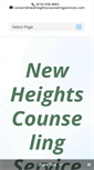 Mobile Screenshot of newheightscounselingservices.com